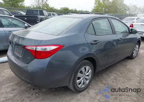 2015 Toyota Corolla Le из США, поврежденный, VIN 2T1BURHE5FC311925